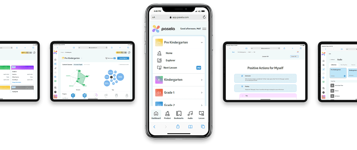 Pasela by Positive Action on different devices