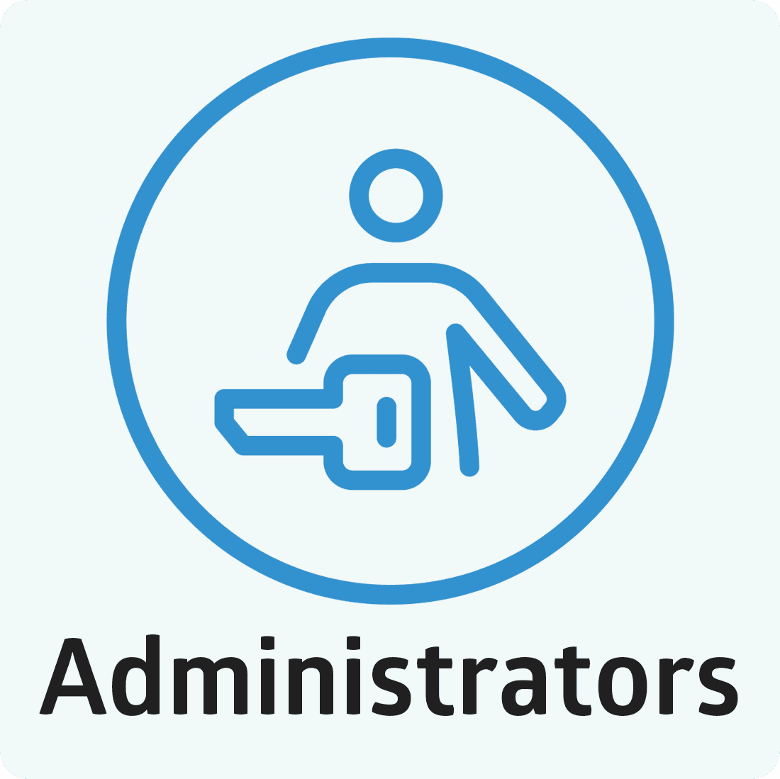 Positive Action 'Administrators' icon as stakeholder for learner readiness.