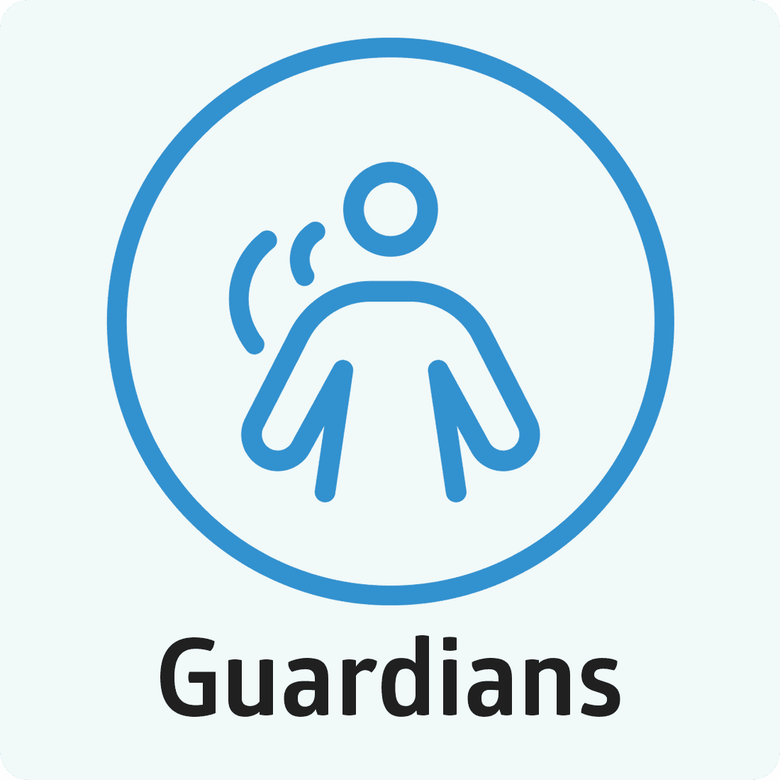 Positive Action 'Guardians' icon as stakeholder for learner readiness.