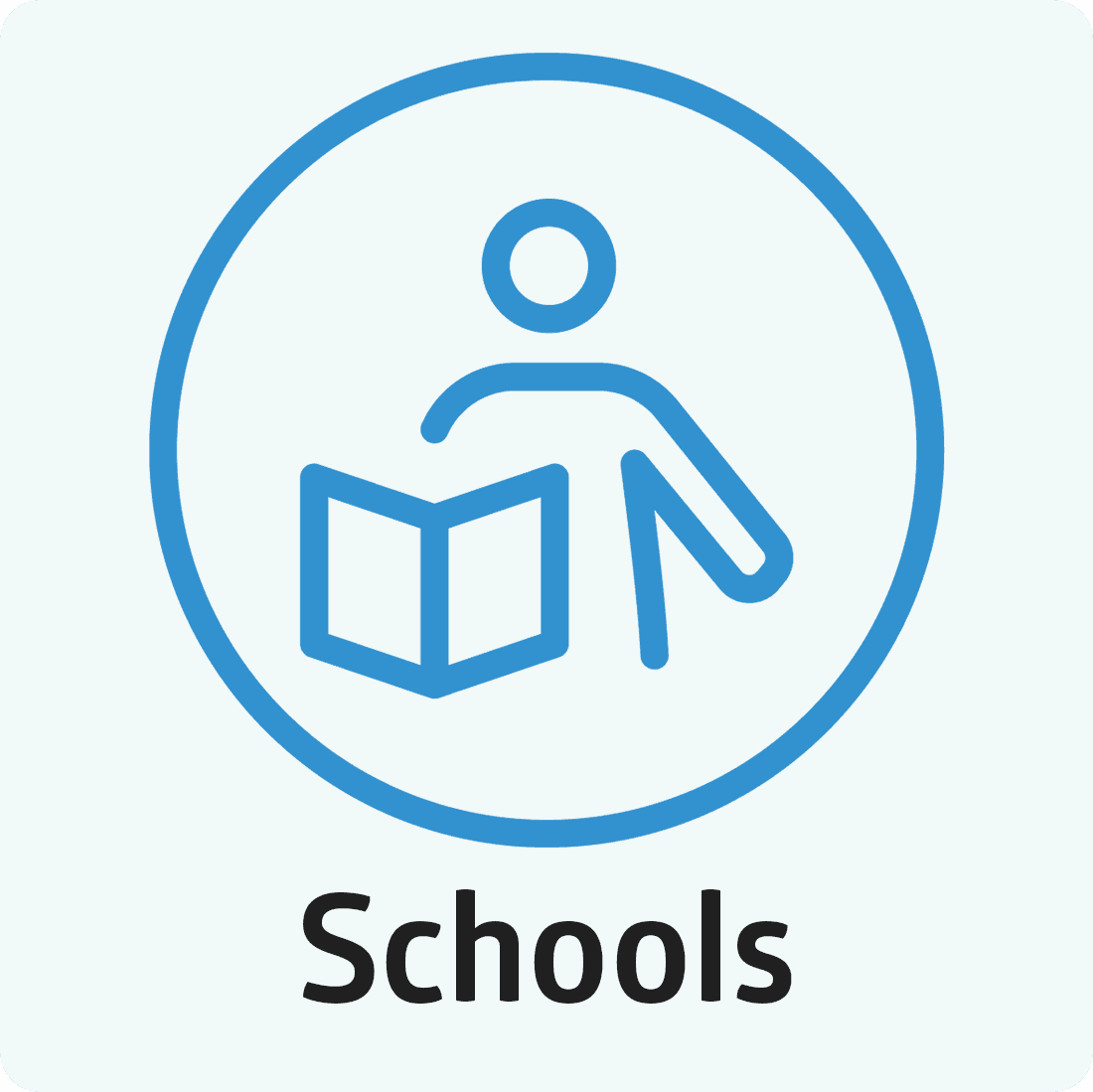 Positive Action 'Schools' icon as stakeholder for learner readiness.